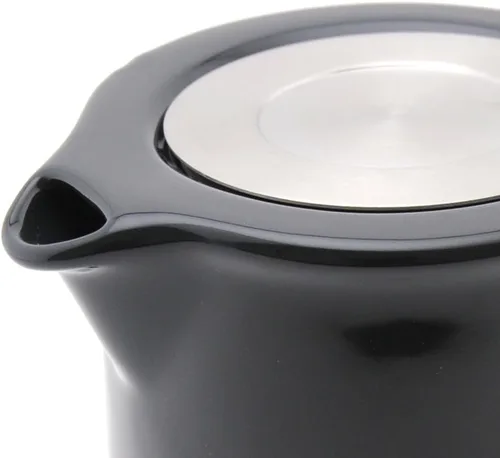 Miniatura 3 de FORLIFE Té para uno con infusor de 14 onzas, grafito negro