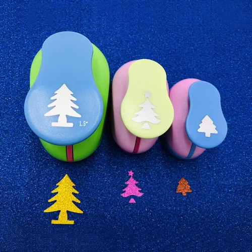Miniatura 9 de Juego de 3 piezas de arco (5/8 pulgadas + 1 pulgada + 1.5 pulgadas) para manualidades, punzones de papel para manualidades, álbumes de recortes