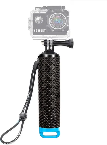 Empuñadura Flotante de Mano, Palo Bastón de Mano Monopié Subacuático Compatible con Cámaras de Acción DJI OSMO y Otras Cámaras Deportivas, Azul