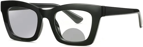 Gafas de lectura bifocales cuadradas fotocrómicas de transición al aire libre para mujeres hombres computadora presbípicos lectores gafas de sol