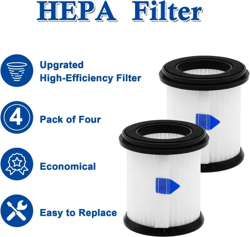 Miniatura 2 de ilovelife 4 filtros HEPA con filtro de malla de repuesto para aspiradora inalámbrica INSE N5S N5T S6T S6P Pro S610/TMA T120 T121 T151 T150 T220 T210