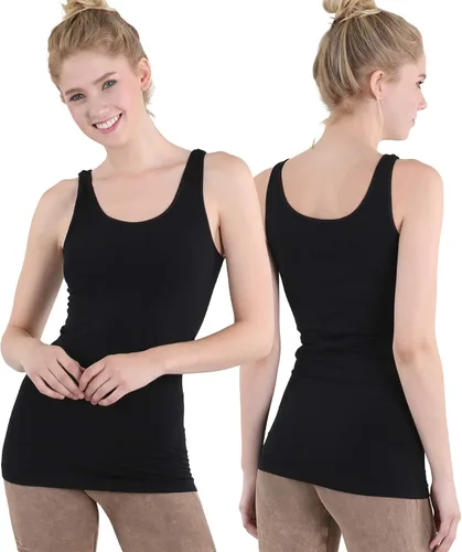 Miniatura 14 de NIKIBIKI Playera sin costuras clásica premium para mujer, fabricada en EE. UU., talla única