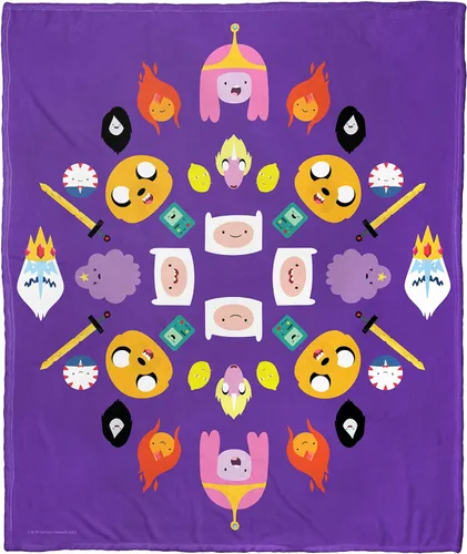 Miniatura 39 de Northwest Adventure Time - Manta de seda táctil, 50 x 60 pulgadas, Adventure Comic