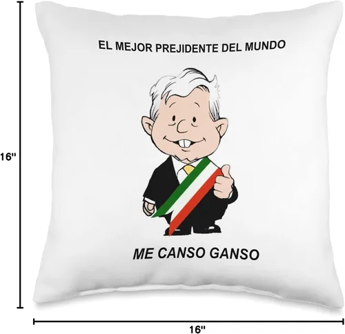 Miniatura 4 de AMLO el mejor presidente del mundo - Almohada