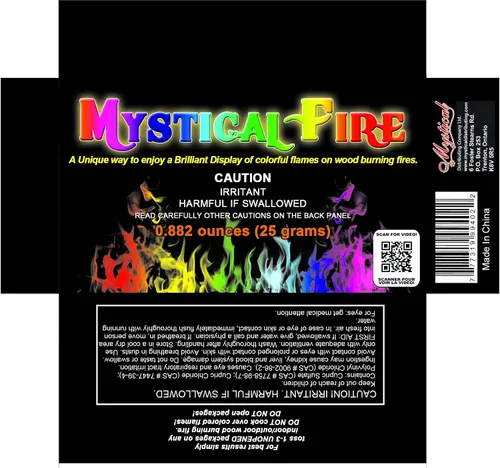 Miniatura 5 de Mystical Fire Paquetes que cambian de color para fogatas, fogata de larga duración, encantada, multicolor, diversión familiar mágica para interiores