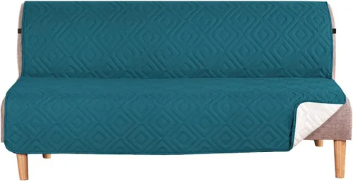 Miniatura 57 de H.VERSAILTEX Funda reversible para silla, protector de muebles antideslizante, resistente al agua, con correas elásticas de 2 pulgadas