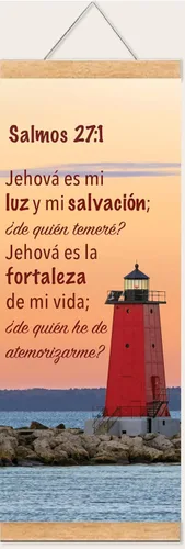 Miniatura 12 de Pergaminos Cristianos con Diferentes Diseos y Versculos de la Biblia; Decoracin de Pared para Nios y Adultos; Regalos Cristianos; 30Hx12W" Pergamino