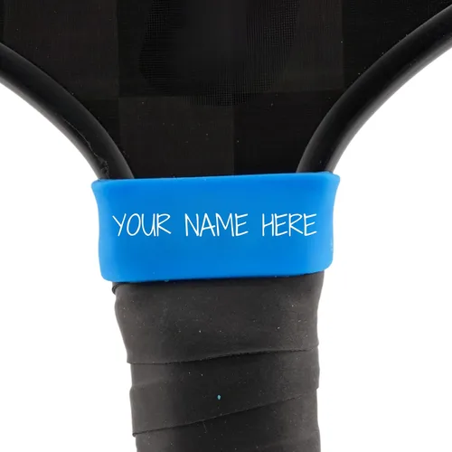 Miniatura 12 de Etiqueta de banda con nombre de paleta de pickleball personalizada, accesorio de agarre personalizado para jugadores, regalos de paleta
