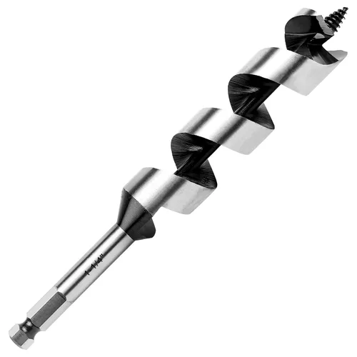 Miniatura 7 de Broca de taladro de 1-1/2 pulgadas x 9 pulgadas para madera, vástago hexagonal de 1-1/2 pulgadas, broca larga para madera suave y dura, plástico