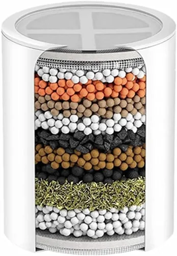 Miniatura 7 de Paquete de 4 cartuchos de filtro de ducha de repuesto compatibles con cabezales de ducha filtrados WEAQUA/SparkPod, filtro suavizador de agua