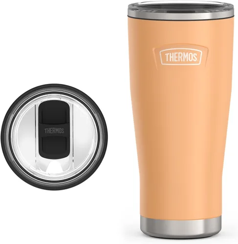 Miniatura 32 de THERMOS ICON SERIES, vaso de acero inoxidable con cierre deslizante, 18 onzas, carmesí