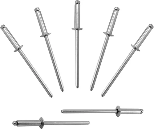 Miniatura 12 de ALLCLEAN 50 piezas de remaches ciegos profesionales de acero inoxidable de 1/4" x 1/2", remaches POP de 6,4 x 12 mm, agarre y mandril de acero