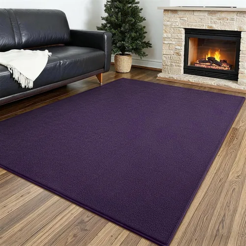 Miniatura 17 de Vasofe Alfombra de pasillo negra de 2 x 4 pulgadas, alfombra antideslizante de espuma viscoelástica gruesa para interiores, para guardería