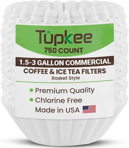 Miniatura 8 de Filtros de café extra grandes – 13.75 x 5.25 pulgadas – Se adapta a máquinas de café y té comerciales Bunn de 1.5 – 3 galones – Sin cloro – Sin