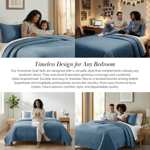 Miniatura 6 de Southshore Fine Living, Inc. Juego de ropa de cama con edredón tamaño Queen, edredón de verano tamaño Queen, ropa de cama resistente al pelo de 07