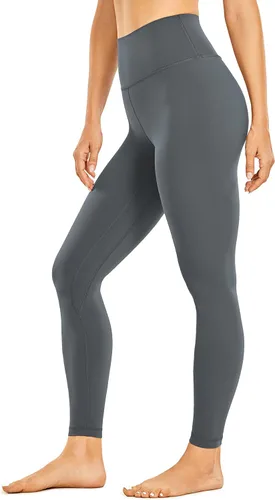 Miniatura 8 de CRZ YOGA Leggings de entrenamiento para mujer con sensación de desnudez cepillada de 25 pulgadas, pantalones de yoga de compresión de cintura alta