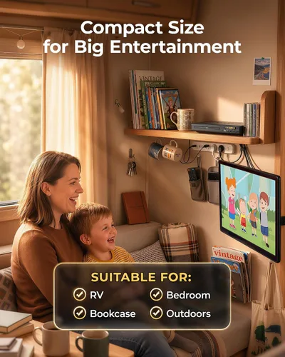 Miniatura 8 de Reproductores de DVD para TV con HDMI, reproductores de DVD que reproducen todas las regiones, reproductor de DVD simple con fácil funcionamiento