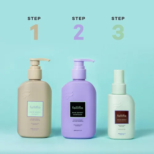 Miniatura 6 de Folliflo Acondicionador para el cabello, fórmula hidratante sin peso, 8 onzas Cuenta con aceite de argán y biotina para ofrecer hidratación sin