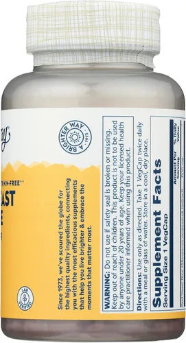 Miniatura 7 de Solaray Arroz de levadura roja, 600 mg, 120