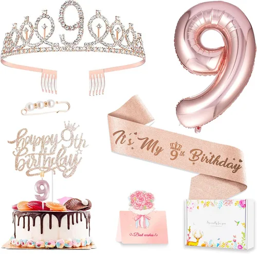 Miniatura 27 de Decoraciones de cumpleaños número 20 para mujer, banda y corona de cumpleaños, decoración de pastel y velas, globos de números, regalos de 20