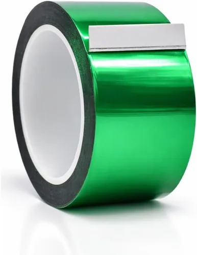 Miniatura 10 de WOD Tape MPFT2 - Cinta de película de poliéster metalizada Mylar plateada con adhesivo acrílico, 1/2 pulgada x 72 pies. Cinta plateada de espejo