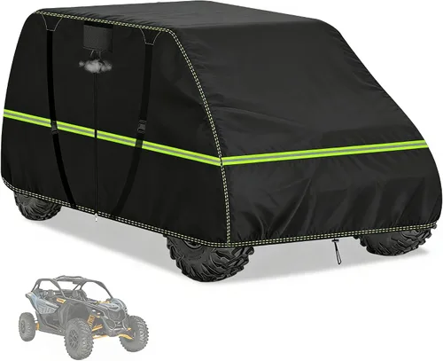 Miniatura 7 de Cubierta impermeable para UTV de 4 plazas – Protección 600D lado a lado, compatible con Polaris Ranger Crew XP 1000/900/570/800, General, RZR