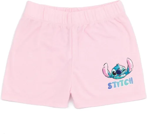 Miniatura 7 de Disney Lilo And Stitch - Conjunto de 2 pijamas para niñas, diseño animado de alienígena, pantalones cortos, ropa de dormir