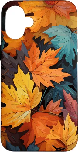 Miniatura 23 de Colorful Leaves Otoño y Otoño Tema, Otoño Color Funda para iPhone 17