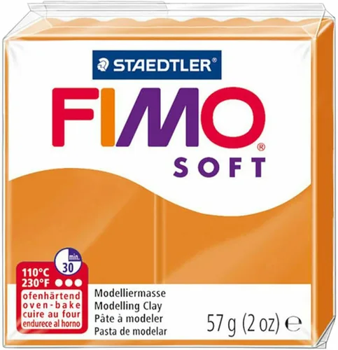 Miniatura 5 de FIMO Soft & Effect - Arcilla polimérica para modelar horno, 2.01 oz, juego de 6 colores, tonos suaves