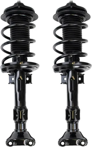 Miniatura 25 de TRQ Conjunto de Amortiguador y Resorte Delantero Cargado con Resorte Helicoidal Pre-ensamblado Compatible con Jeep Cherokee Limited AWD 14-22 Sin