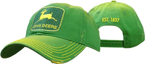 John Deere Gorra con logotipo vintage de la NCAA para hombre
