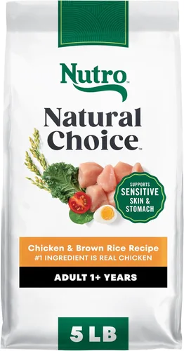 Miniatura 15 de Nutro Natural Choice - Alimento seco para perros, comida para perros adultos, receta de carne seca y arroz integral, 12 libras.