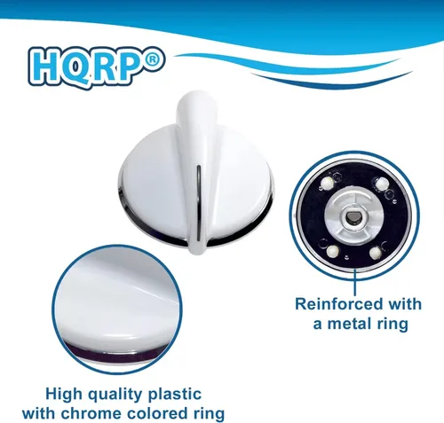 Miniatura 5 de HQRP Paquete de 2 perillas de control de lavadora y secadora de repuesto – Compatible con General Electric GE Hotpoint RCA – Reemplaza WE01X20378