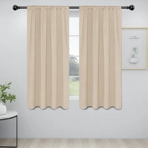 Miniatura 14 de Easy-Going - Cortinas opacas con bolsillo para varilla para el dormitorio, cortinas para ventanas que oscurecen la habitación o la sala de estar