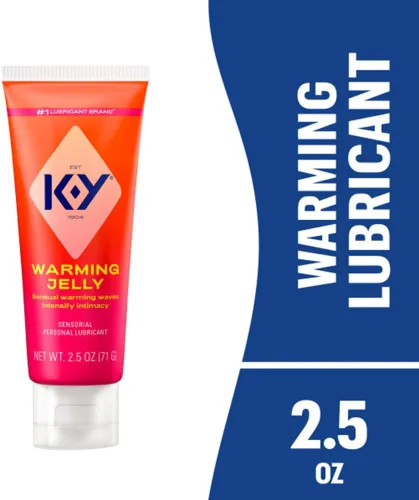 Miniatura 2 de K-Y Warming Jelly - Fórmula a base de glicerina de 2.5 onzas líquidas, lubricante personal sensorial para hombres, mujeres y parejas y seguro