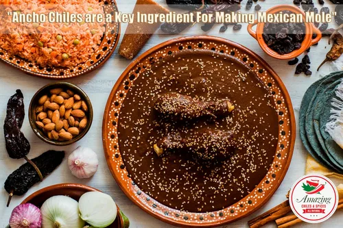 Miniatura 4 de Chiles Anchos Secos 8 oz – Naturales y Premium. Excelentes para Recetas como Mole Mexicano, Salsas, Guisos, Salsa, Carnes, Enchiladas. Calor Suave a