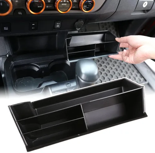Miniatura 14 de CHEAYAR Para Toyota Tacoma 2016-2020, divisores de consola central, caja de reposabrazos de inserción, caja de reposabrazos, organizador
