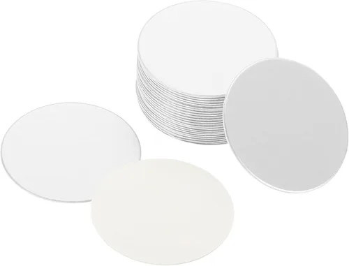 Miniatura 7 de PATIKIL Revestimiento de tapa de papel de aluminio de 0.709 in/0.7 pulgadas, 100 revestimientos de sellado térmico resistentes por inducción
