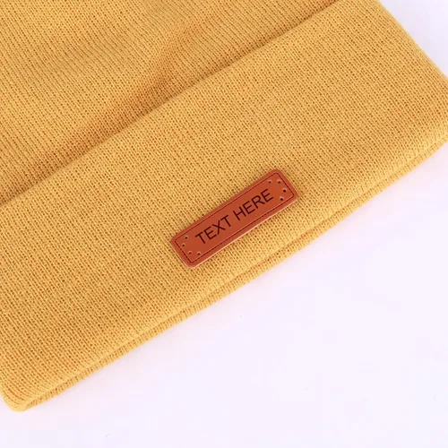 Miniatura 7 de Etiquetas de ropa personalizadas, cuero personalizado y etiquetas de tejer (10PCS)