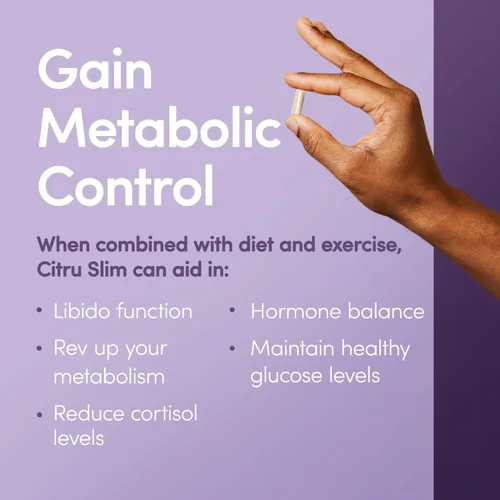 Miniatura 5 de Citru Slim 200 mg - 90 cápsulas de control del apetito*, niveles de energía mejorados* y apoyo al metabolismo*, suministro para 30 días