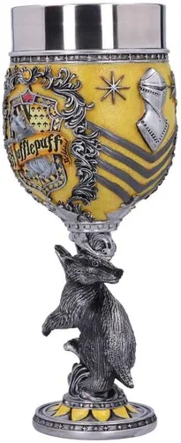 Miniatura 2 de Nemesis Now Harry Potter Hufflepuff Hogwarts House - Copa coleccionable, 1 unidad (paquete de 1), plata amarilla, 6.8 fl oz
