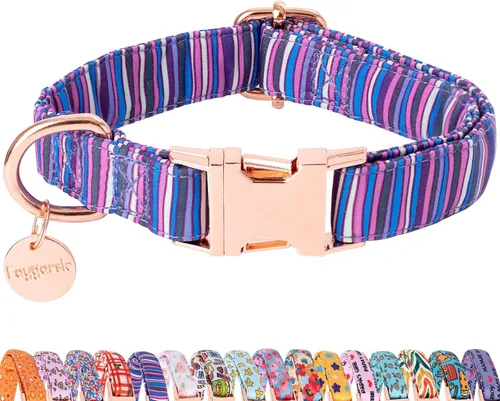 Miniatura 15 de Faygarsle Collar Lindo de Perro para Perras y Perros Machos, Collar Suave y Elegante para Mascotas con Diseño de Limón, Collar de Perro Amarillo