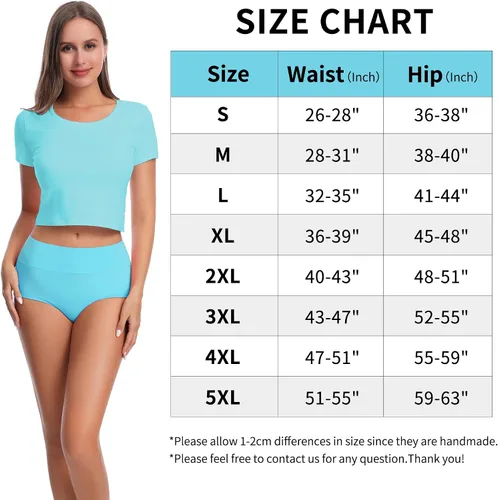 Miniatura 6 de CAILECOTTON Ropa interior de algodón para mujer, bragas de cintura alta, cobertura completa, bragas para mujer