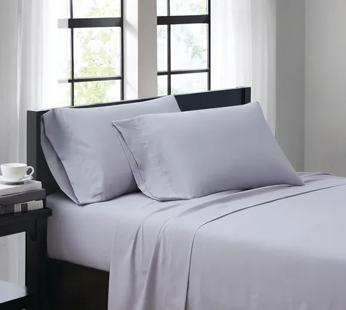 Miniatura 12 de TRULY SOFT Everyday - Juego de sábanas de poliéster turquesa de 4 piezas, tamaño matrimonial, color sólido, ropa de cama para adultos, certificado