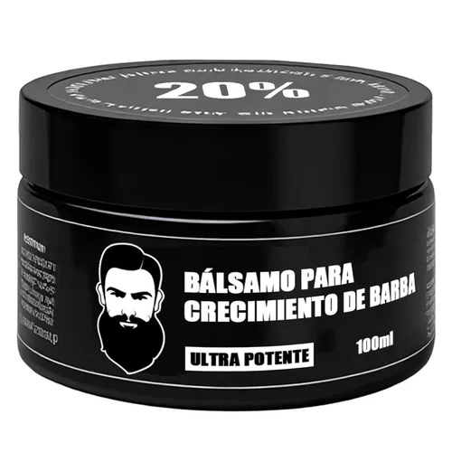 Estimulante para Barba – Bálsamo de Crecimiento Ultra Potente, Bálsamo Estimulante para Barba, Hidrata y Fortalece la Barba, 100 ml / 3.5 oz