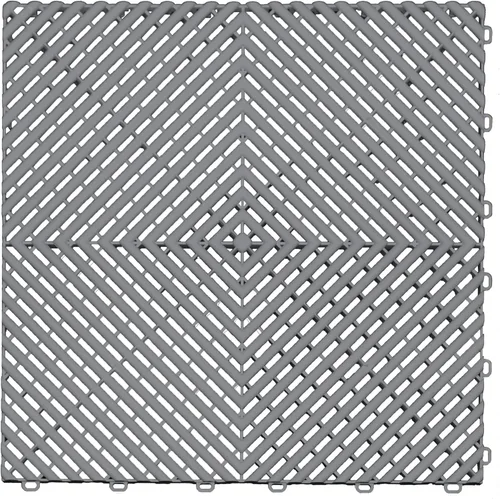 Miniatura 53 de Swisstrax Ribtrax PRO Azulejos Entrelazados para Piso de Garaje, 15.75 x 15.75 Pulgadas, Negro Azabache, Juego de 24 Piezas