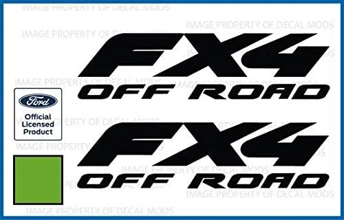 Miniatura 14 de FX4 Offroad - Adhesivos troquelados para Ford F250 F350 Super Duty (1997-2010), juego de 2 unidades, color negro brillante