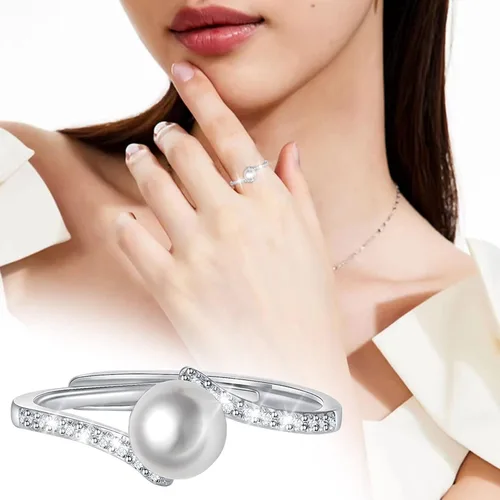 Miniatura 2 de Anillo de compromiso de aniversario para mujer, accesorios populares, promesa, regalos de cumpleaños de Navidad