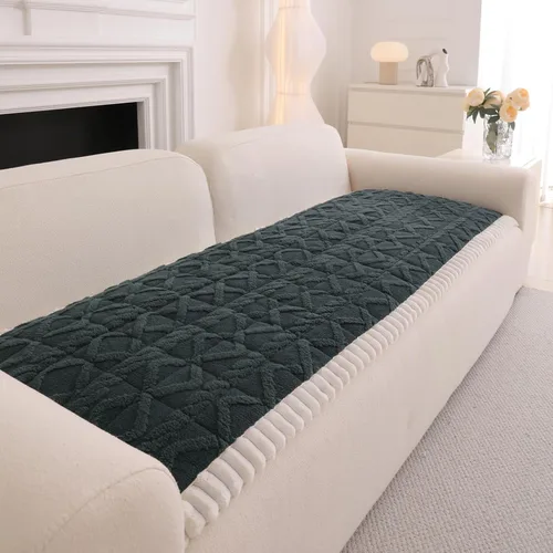 Miniatura 22 de DREAMINGO Fundas de sofá para mascotas, fundas antideslizantes y mullidas para sofá de perro, lavables geométricas jacquard, protector de cojín 1#