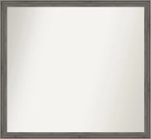 Miniatura 114 de Amanti Art Espejo personalizado, espejo de baño gris plomo a rayas, espejo de pared o espejo de tocador de baño sobre el fregadero